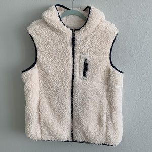 White Sherpa Vest